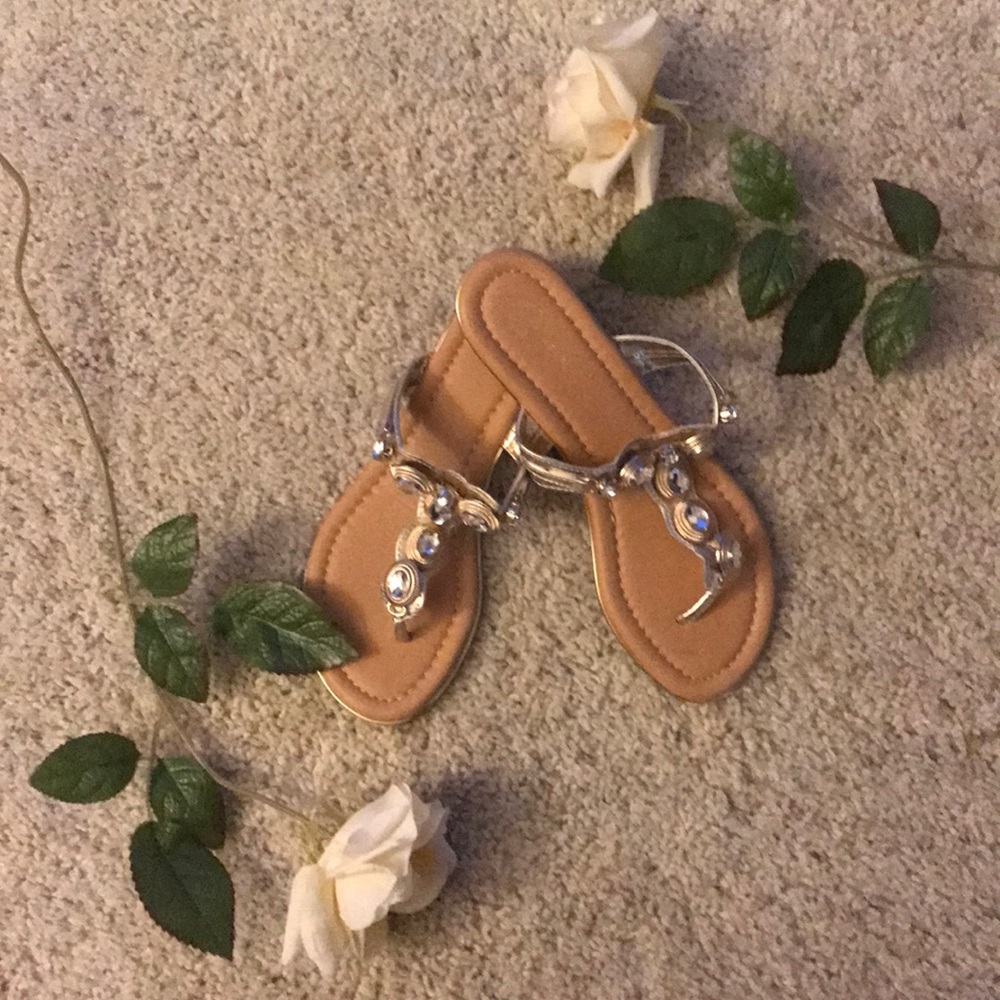 Cato rhinestone sandals size 7.